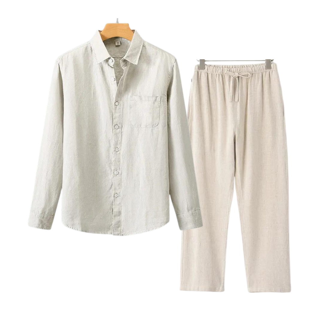 Milo™ | Casual Linen Tee Set