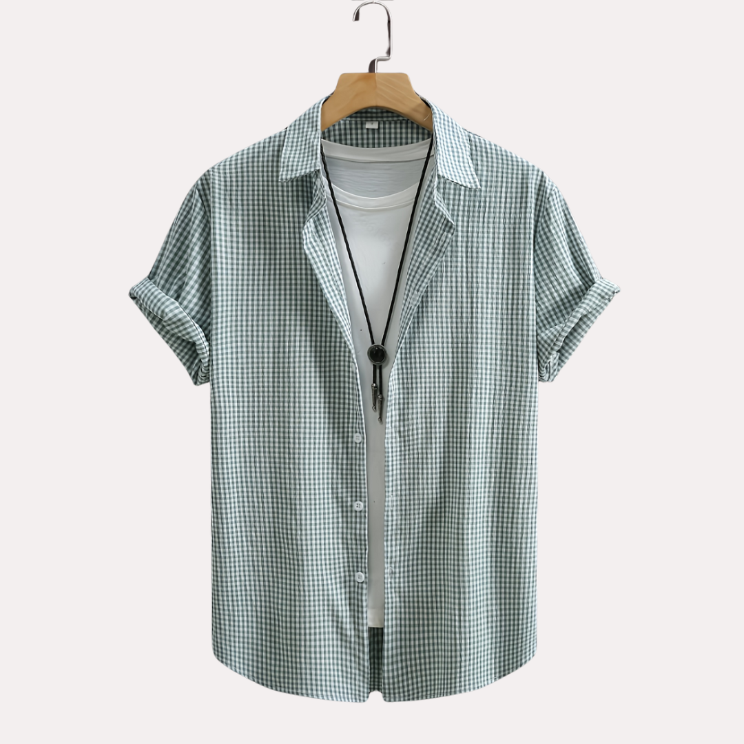 Milo | Effortless Checkered Summer Shirt